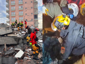 影／瓦礫堆中有微弱聲音...台灣搜救隊5hr救出廢墟受困女子！首見Taiwan與各國並列聯合國官方團隊